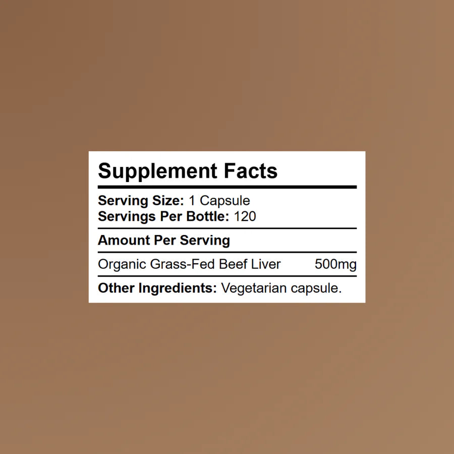 Organic Grass-Fed Beef Liver