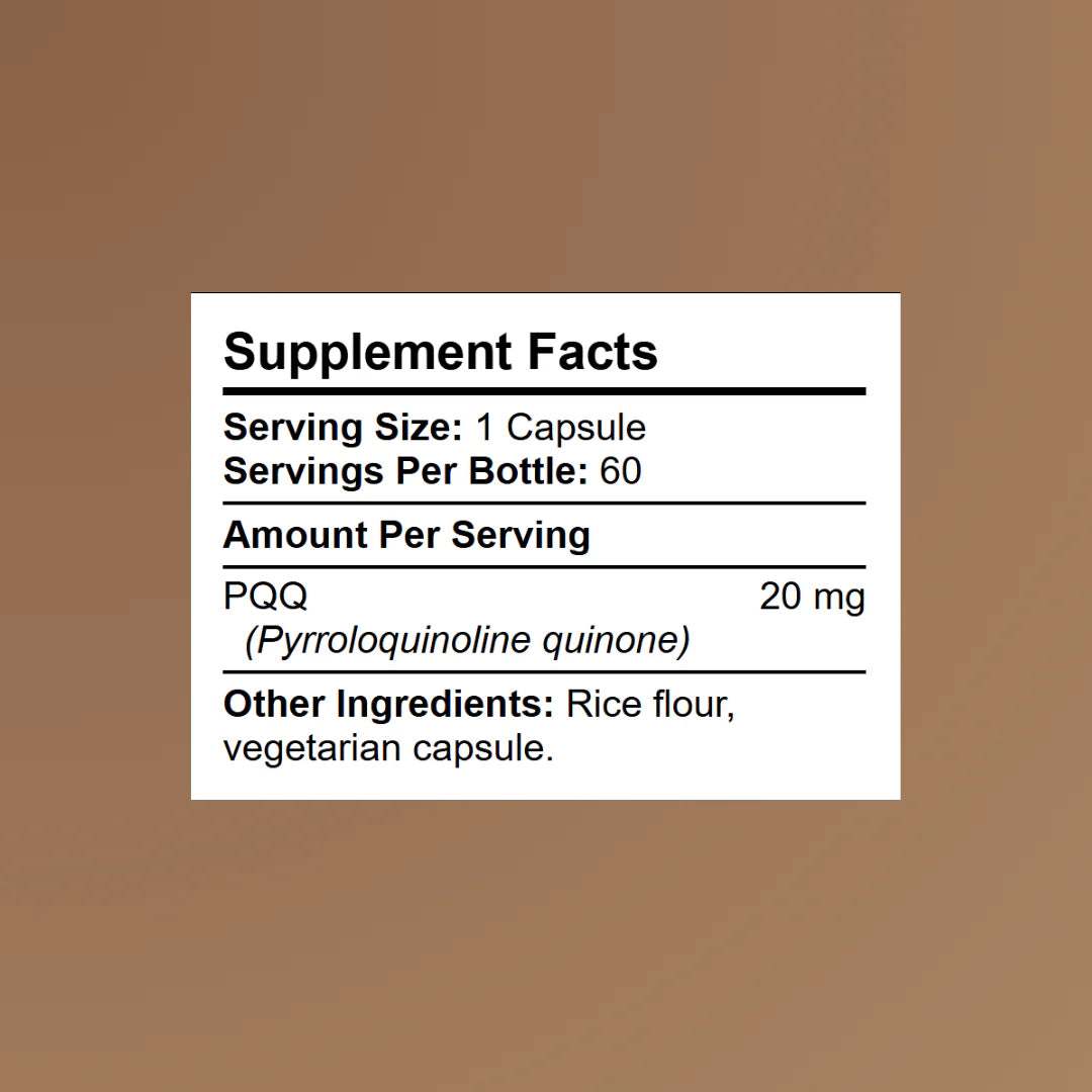 PQQ - 60x 20mg