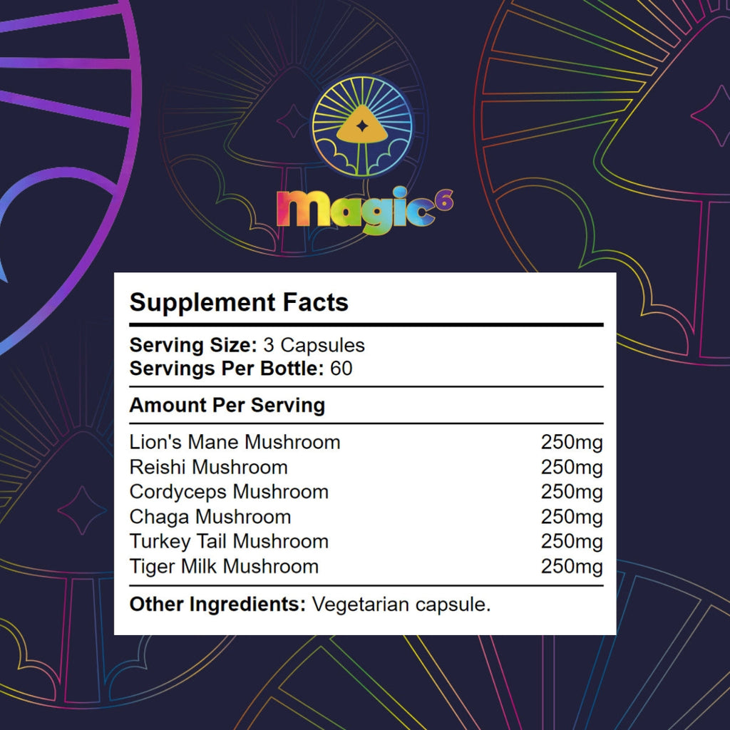 Magic 6 Mushroom Supplement from Kratox