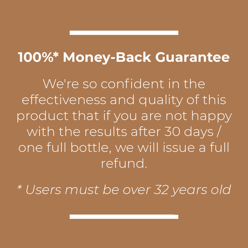 Money-back guarantee on Tongkat Ali supplement