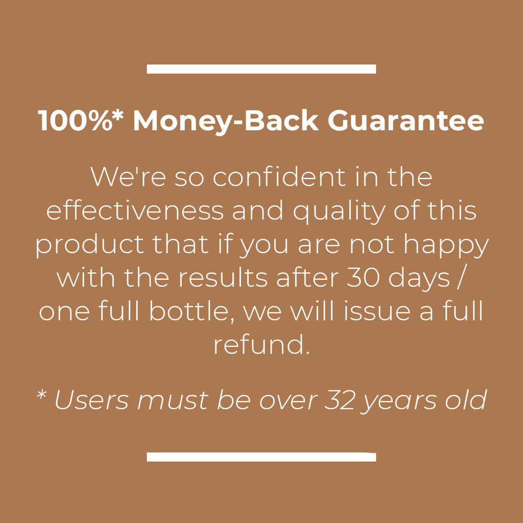Tongkat Ali & Fadogia Agrestis money-back guarantee