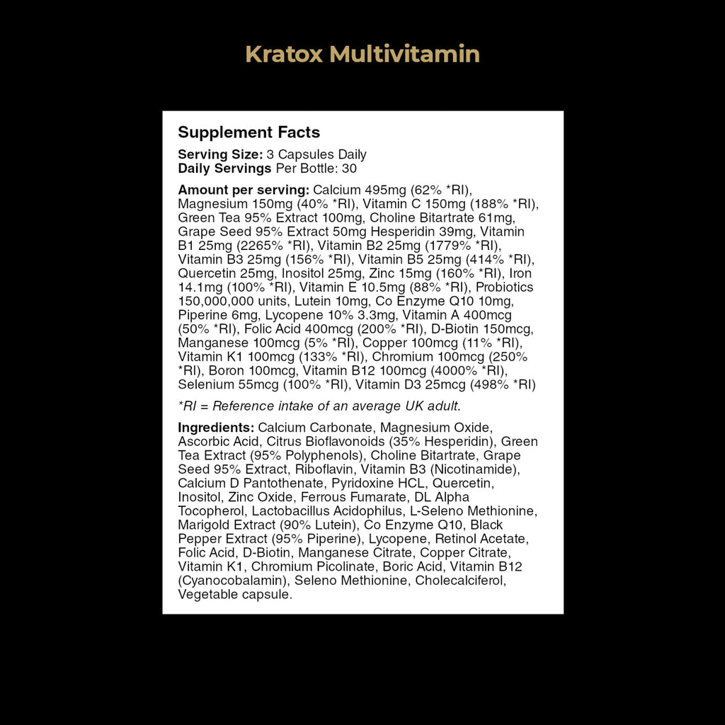 Multi-vitamin supplement