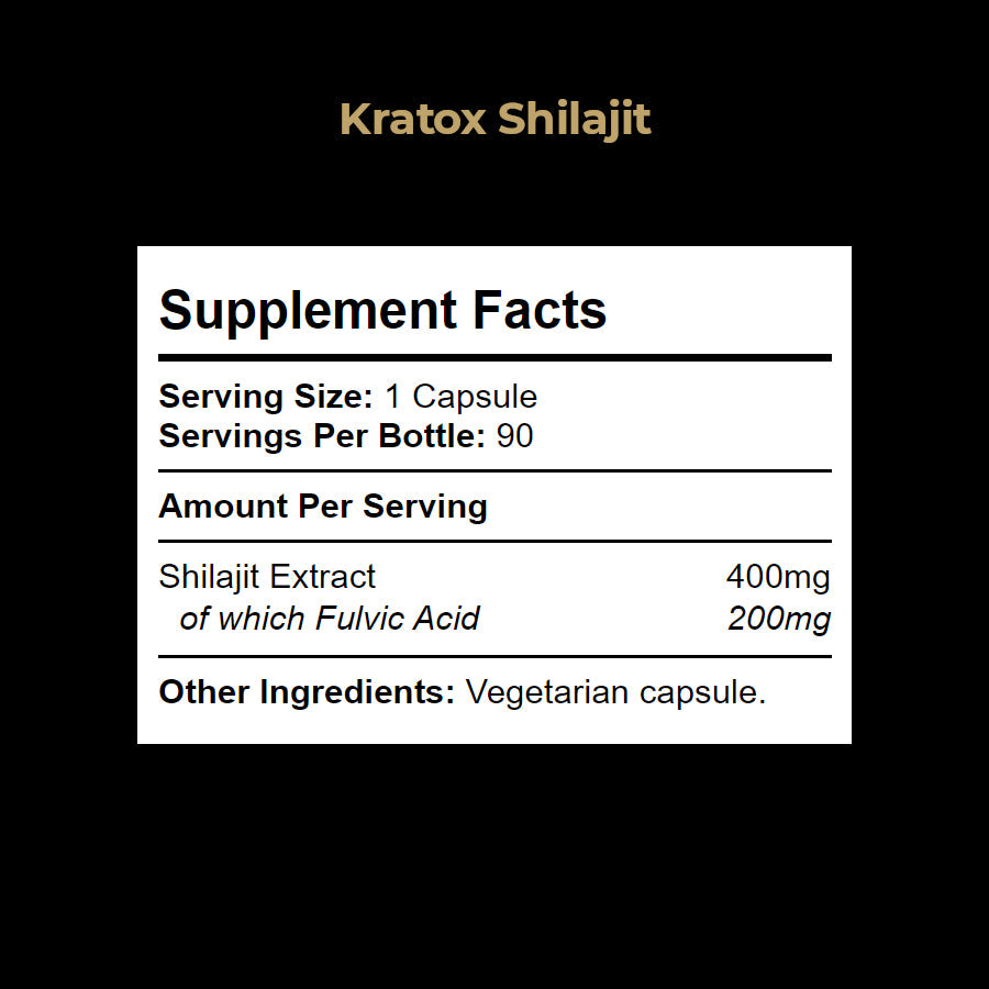 Shilajit with high Fulvic Acid