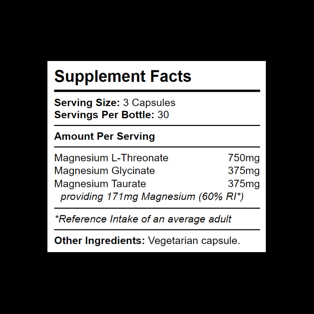 Ultimate Magnesium (L-Threonate, Glycinate & Taurate)