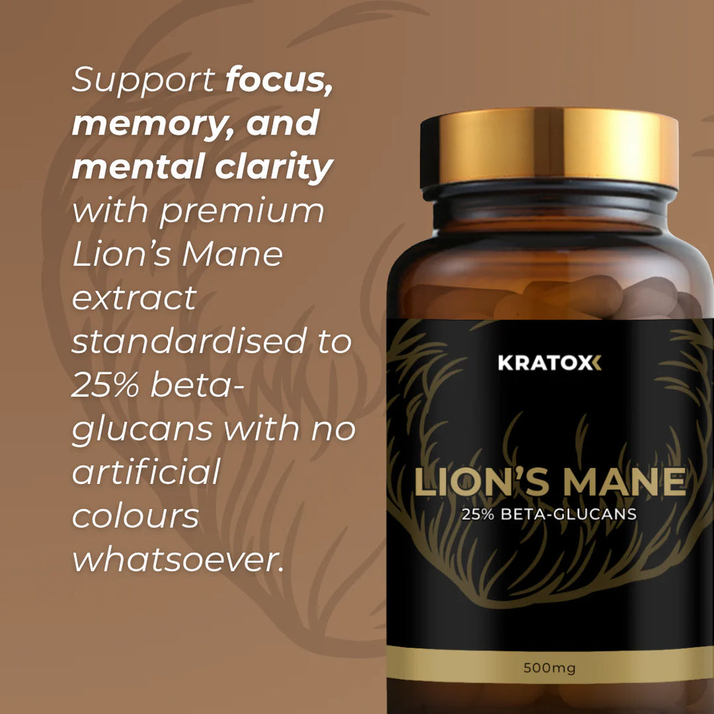 Lions Mane (25% Beta-Glucans)