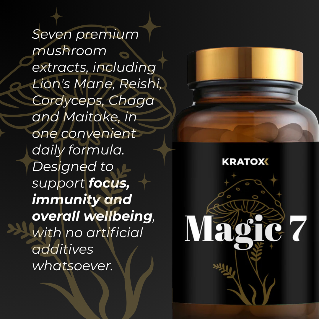 Magic 7 Mushroom Complex - 180 Capsules