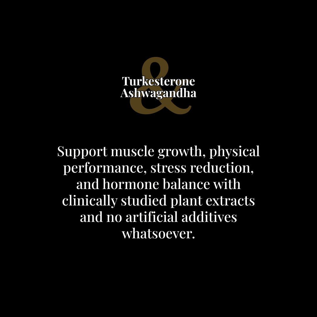 Turkesterone & Ashwagandha - 120 Capsules