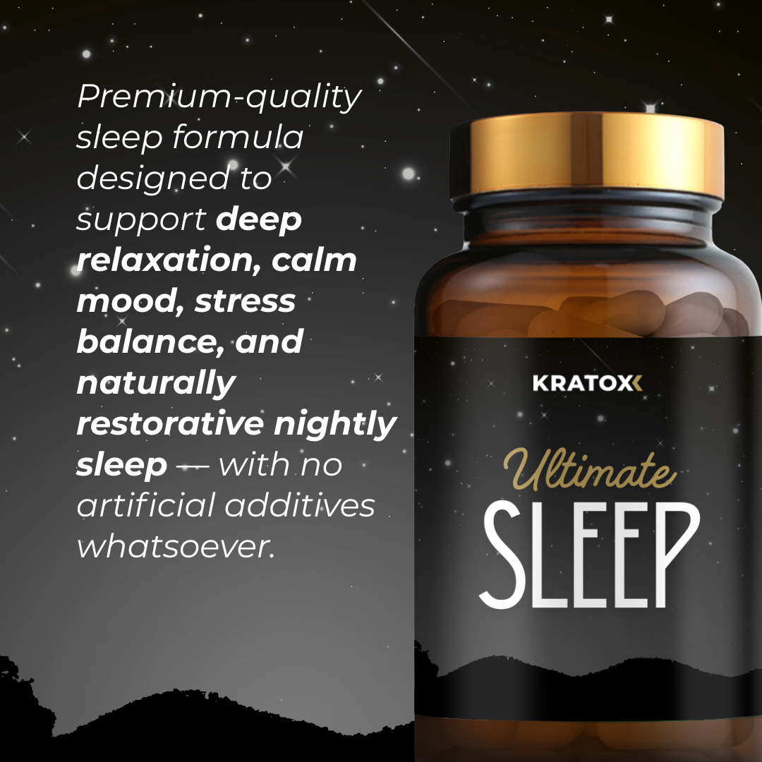 Magnesium glycinate and ashwagandha sleep supplement designed to promote deep, restorative rest.