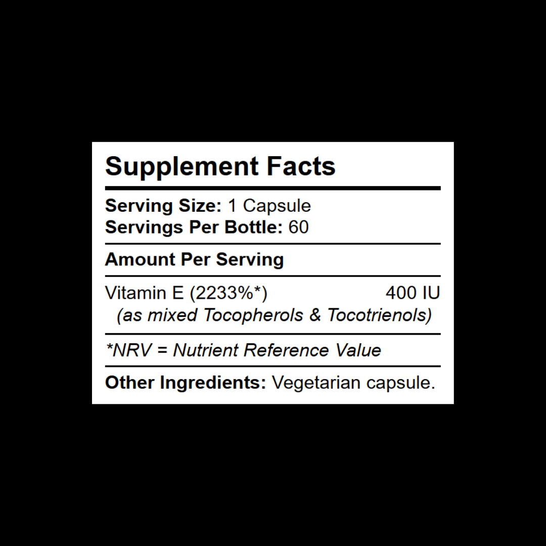 Natural Vitamin E (Tocopherols & Tocotrienols)